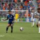 Lucho passes against Jonathan Osorio. June 21, 2023 - Photo Courtesy of Haggard Media
