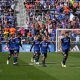 The FC Cincinnati squad comes out to start the game. Photo courtesy of Saling Media.